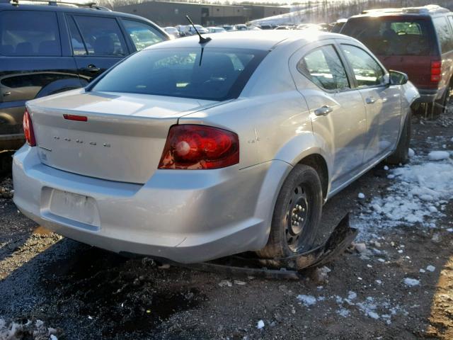 1B3BD4FBXBN564372 - 2011 DODGE AVENGER EX SILVER photo 4