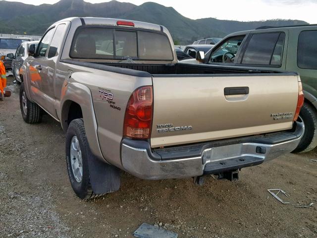 5TETU62N16Z233634 - 2006 TOYOTA TACOMA PRE BEIGE photo 3