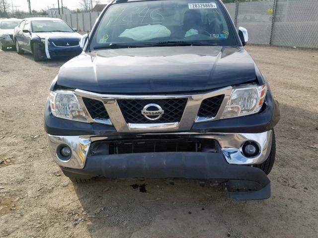 1N6AD0EV4BC408254 - 2011 NISSAN FRONTIER S GRAY photo 9