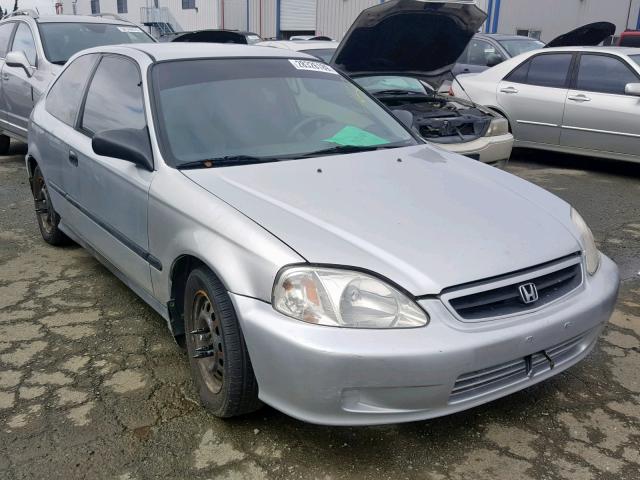 2HGEJ6445YH112739 - 2000 HONDA CIVIC DX SILVER photo 1