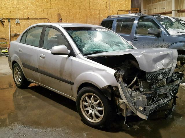 KNADE123366136920 - 2006 KIA RIO SILVER photo 1