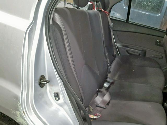 KNADE123366136920 - 2006 KIA RIO SILVER photo 6