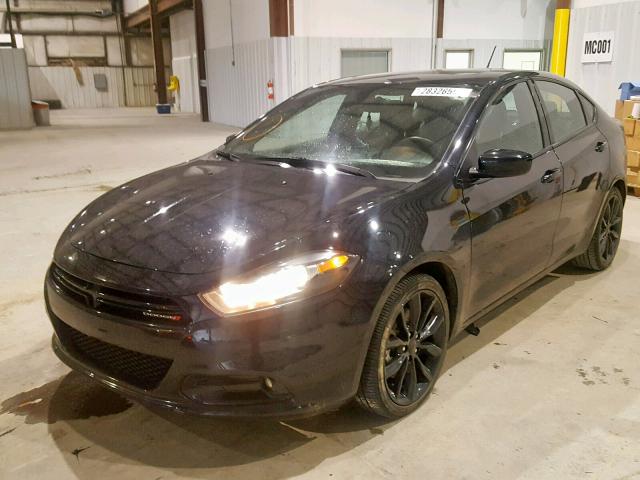 1C3CDFFA8GD819950 - 2016 DODGE DART SXT S BLACK photo 2