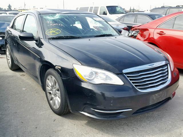 1C3CCBAB1EN213506 - 2014 CHRYSLER 200 LX BLACK photo 1