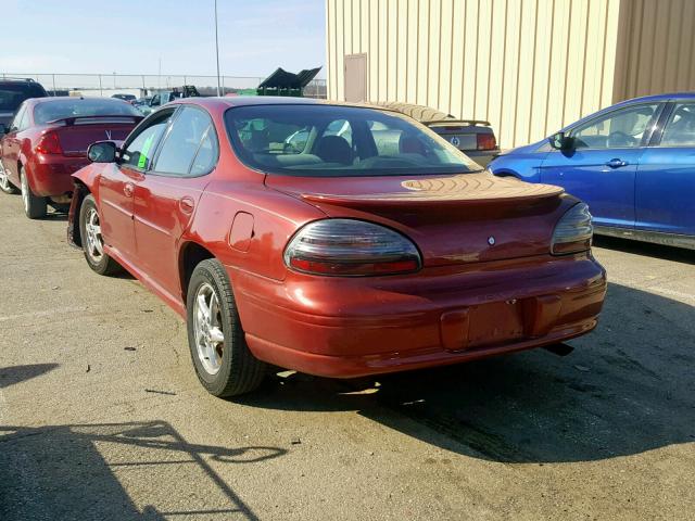 1G2WK52J72F127419 - 2002 PONTIAC GRAND PRIX MAROON photo 3