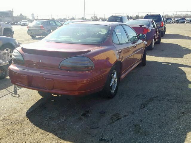1G2WK52J72F127419 - 2002 PONTIAC GRAND PRIX MAROON photo 4