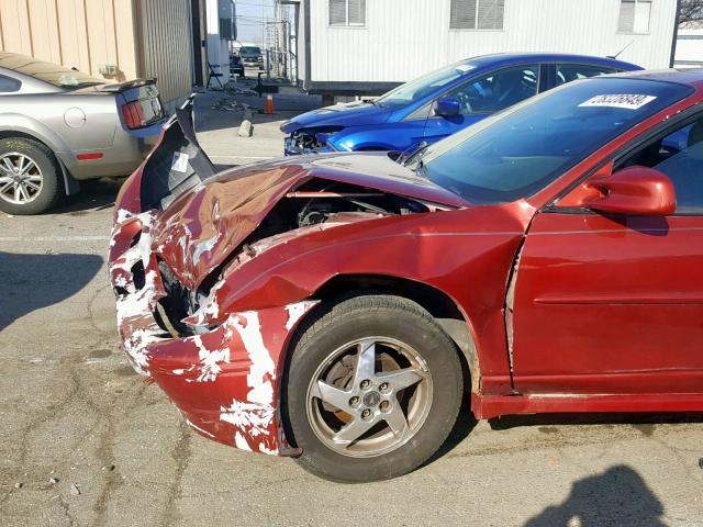 1G2WK52J72F127419 - 2002 PONTIAC GRAND PRIX MAROON photo 9