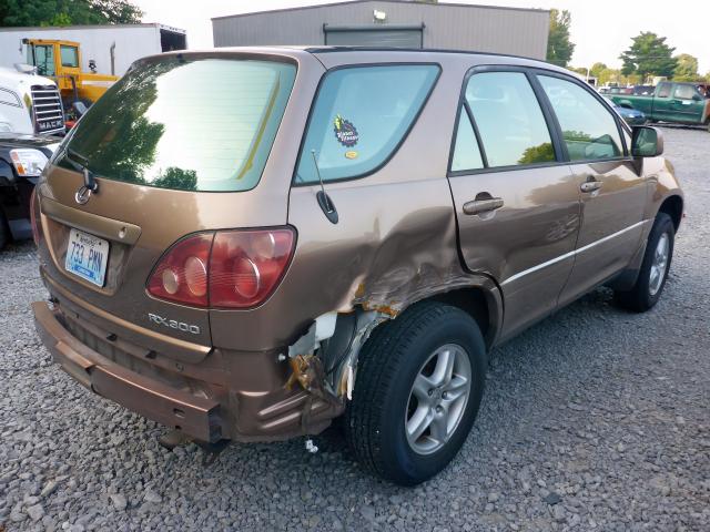 JT6GF10U5X0016489 - 1999 LEXUS RX 300 BROWN photo 4