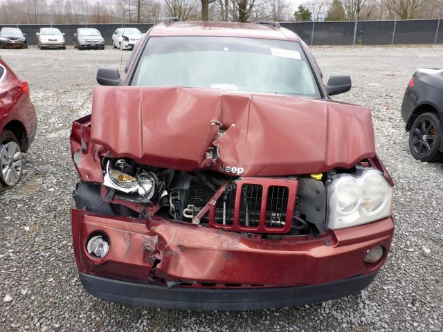 1J8GR48K47C500603 - 2007 JEEP GRAND CHER RED photo 2