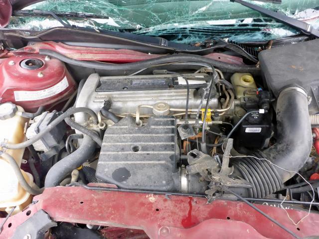 1G1ND52F74M580296 - 2004 CHEVROLET CLASSIC RED photo 10