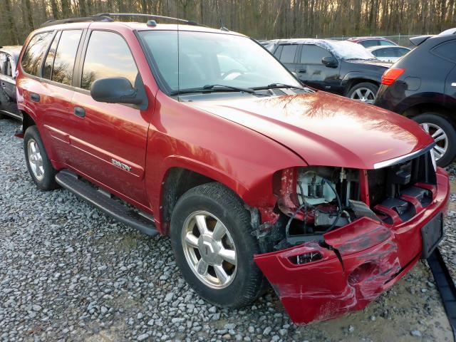 1GKDS13S852151277 - 2005 GMC ENVOY MAROON photo 3