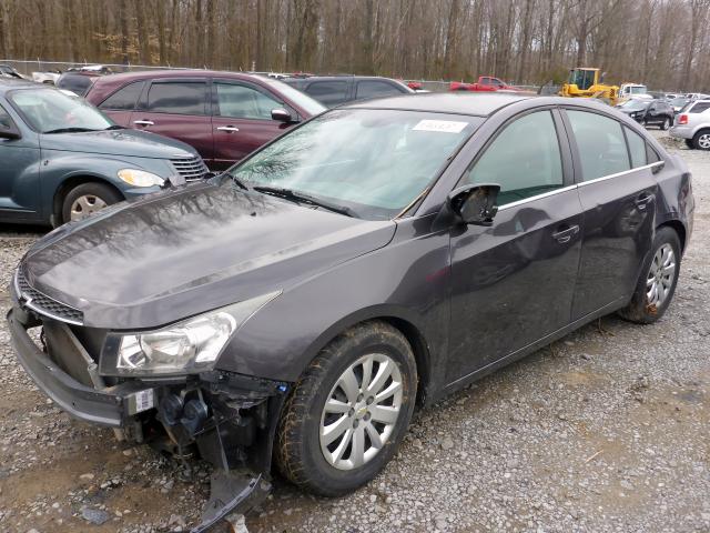 1G1PC5SHXB7156572 - 2011 CHEVROLET CRUZE LS GRAY photo 1