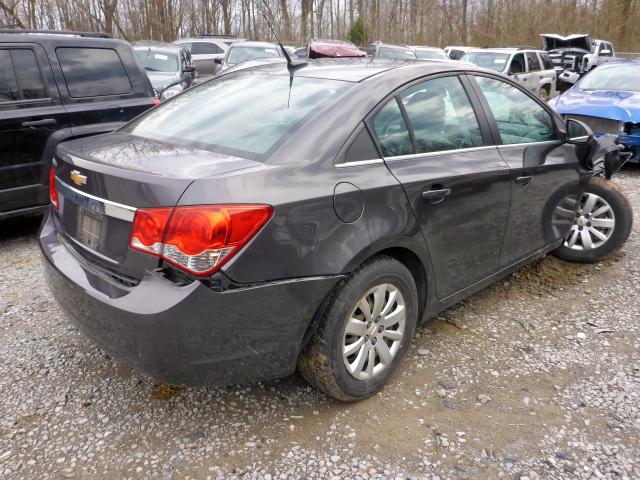 1G1PC5SHXB7156572 - 2011 CHEVROLET CRUZE LS GRAY photo 4