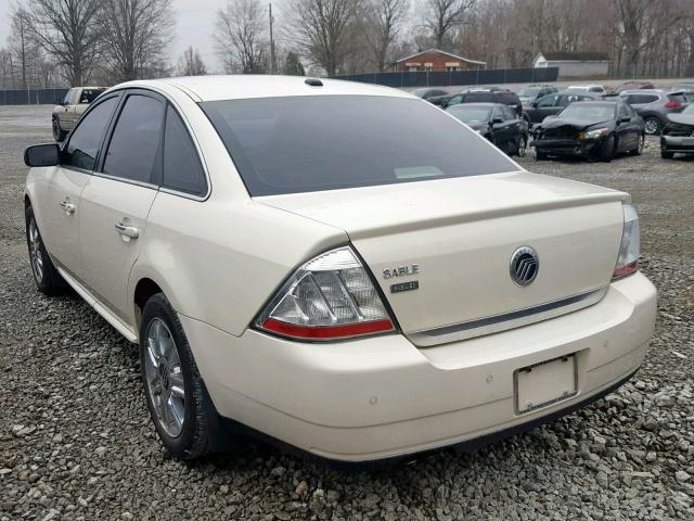 1MEHM42W99G632756 - 2009 MERCURY SABLE PREM WHITE photo 3