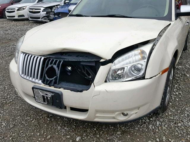 1MEHM42W99G632756 - 2009 MERCURY SABLE PREM WHITE photo 9