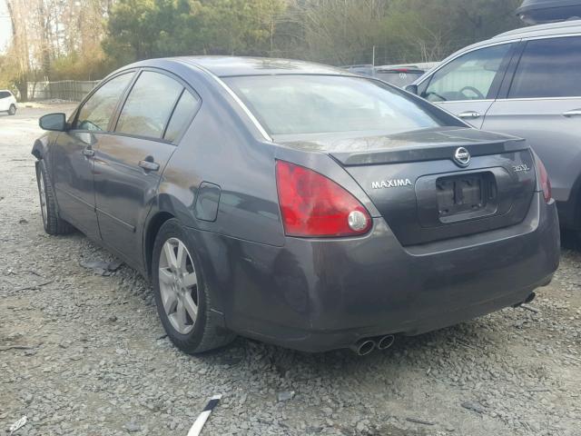 1N4BA41E06C829736 - 2006 NISSAN MAXIMA SE GRAY photo 3