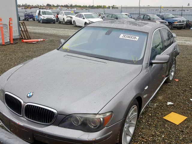 WBAHL83516DT03545 - 2006 BMW 750 I GRAY photo 2