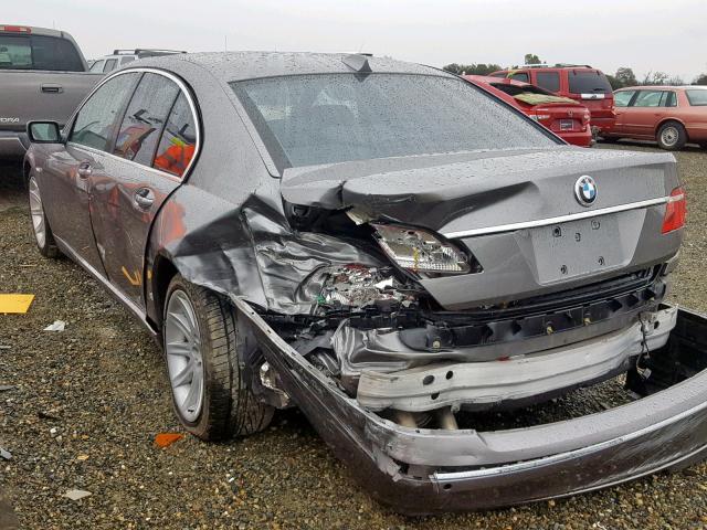 WBAHL83516DT03545 - 2006 BMW 750 I GRAY photo 3