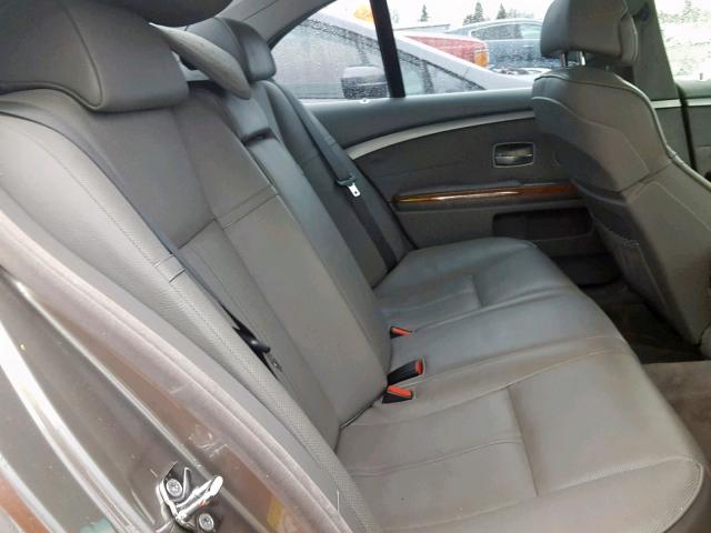 WBAHL83516DT03545 - 2006 BMW 750 I GRAY photo 6