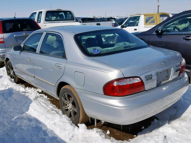 1YVGF22D715224826 - 2001 MAZDA 626 ES SILVER photo 3