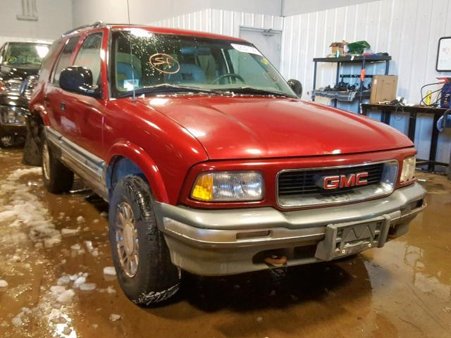 1GKDT13W9V2527257 - 1997 GMC JIMMY MAROON photo 1