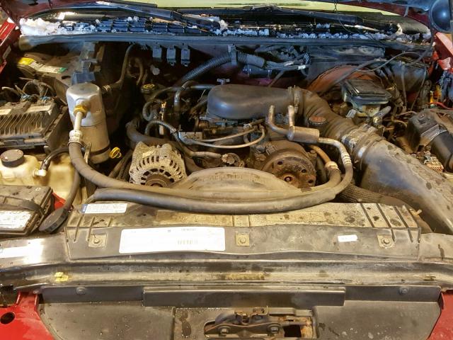 1GKDT13W9V2527257 - 1997 GMC JIMMY MAROON photo 7