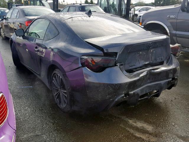 JF1ZNAA10D1710253 - 2013 TOYOTA SCION FR-S GRAY photo 3