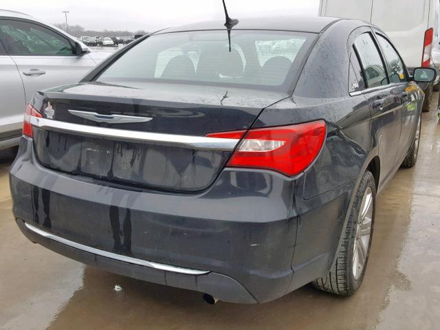 1C3CCBAB0DN670094 - 2013 CHRYSLER 200 LX BLACK photo 4