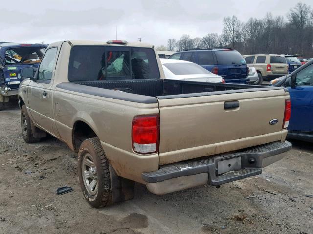 1FTYR10C9YPB32847 - 2000 FORD RANGER GOLD photo 3
