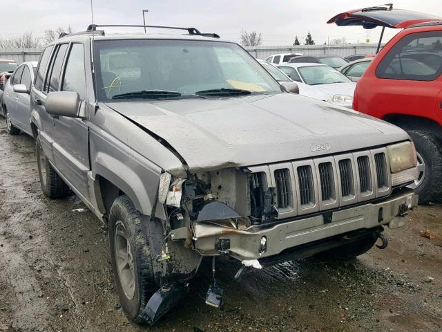 1J4GZ78Y0VC554582 - 1997 JEEP GRAND CHER SILVER photo 1