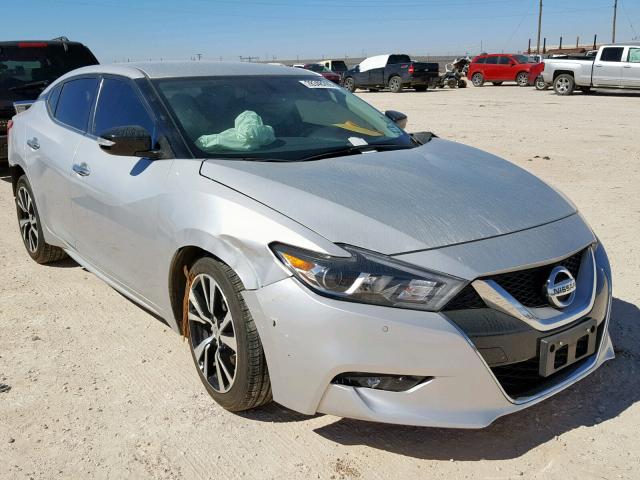 1N4AA6AP3JC360885 - 2018 NISSAN MAXIMA 3.5 SILVER photo 1