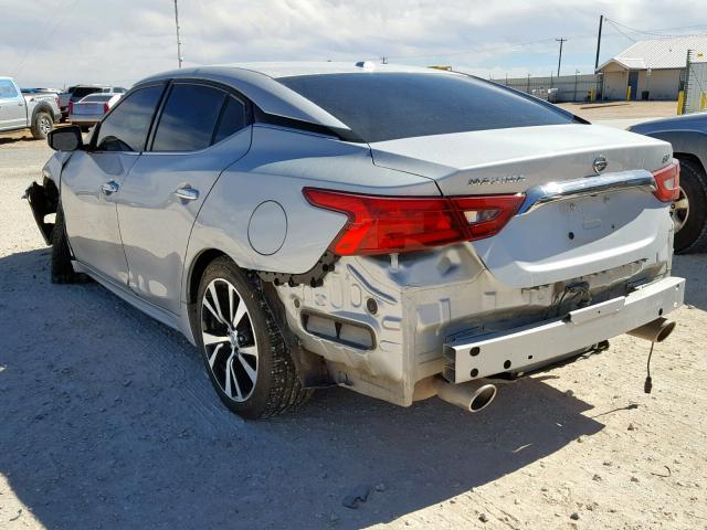 1N4AA6AP3JC360885 - 2018 NISSAN MAXIMA 3.5 SILVER photo 3