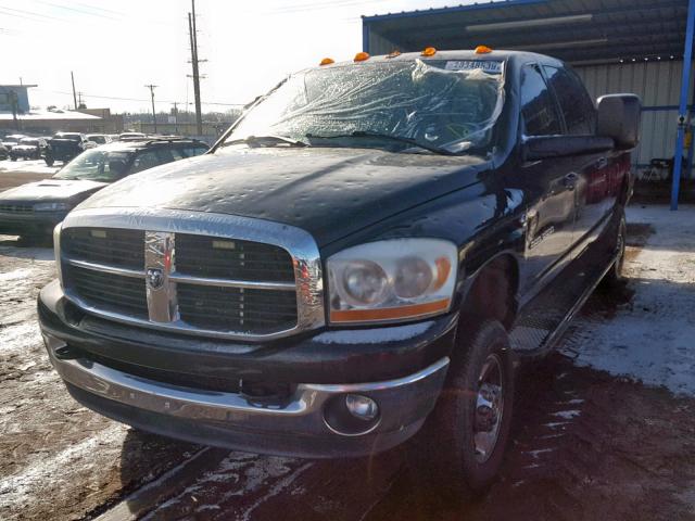 3D7LX39C76G281960 - 2006 DODGE RAM 3500 BLACK photo 2