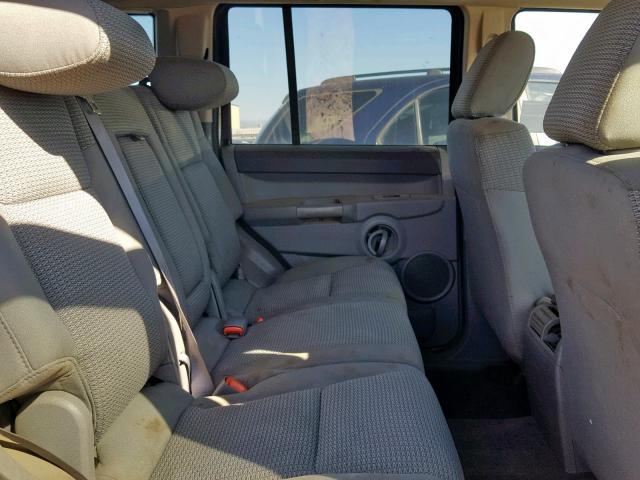 1J8HH48K66C203273 - 2006 JEEP COMMANDER ვერცხლისფერი ფოტო 6