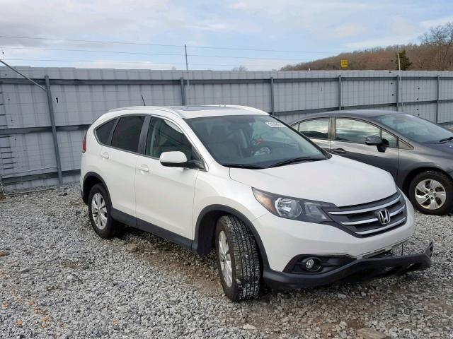 5J6RM3H78DL027279 - 2013 HONDA CR-V EXL WHITE photo 1