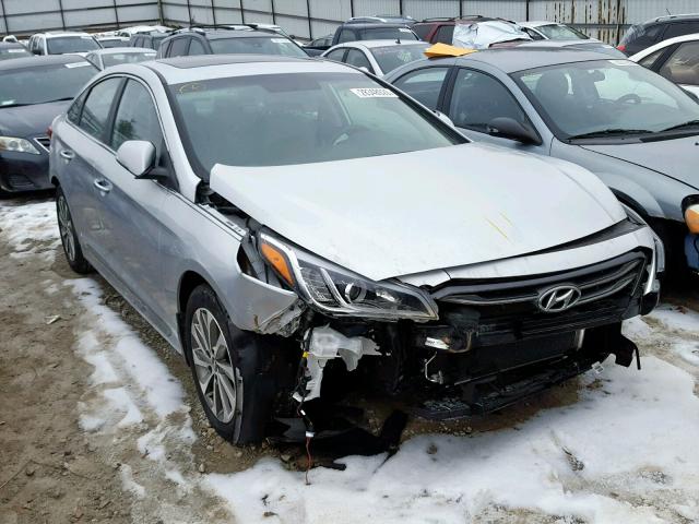 5NPE34AF2HH478460 - 2017 HYUNDAI SONATA SPO SILVER photo 1