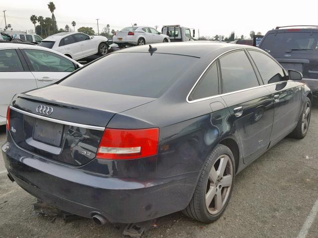 WAUAH74F58N112275 - 2008 AUDI A6 3.2 BLACK photo 4