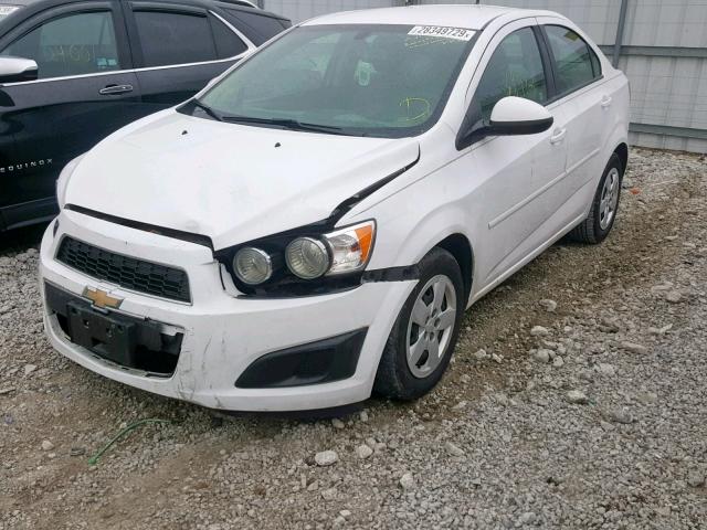 1G1JA5SH1E4112395 - 2014 CHEVROLET SONIC LS 白色 照片 2