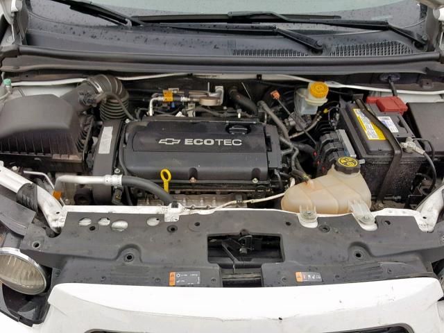 1G1JA5SH1E4112395 - 2014 CHEVROLET SONIC LS 白色 照片 7