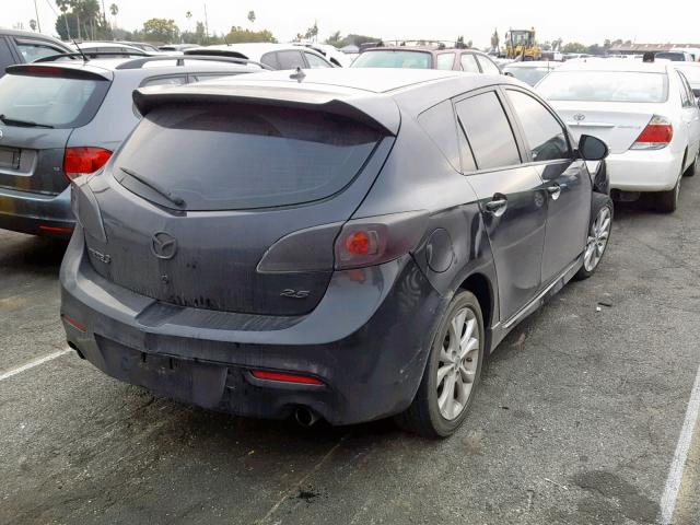 JM1BL1H53A1183590 - 2010 MAZDA 3 S BLACK photo 4