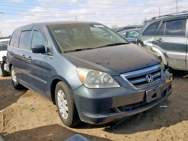 5FNRL382X5B006127 - 2005 HONDA ODYSSEY LX GRAY photo 1