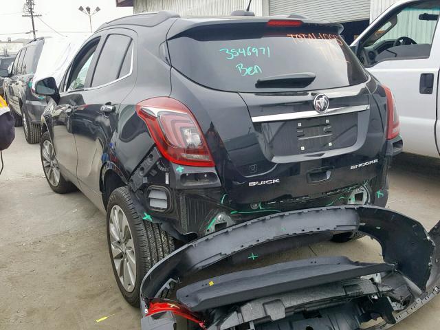 KL4CJASB3HB205966 - 2017 BUICK ENCORE PRE BLACK photo 3