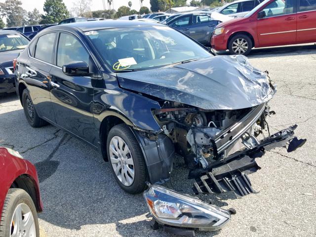 3N1AB7AP2JL635263 - 2018 NISSAN SENTRA S BLACK photo 1