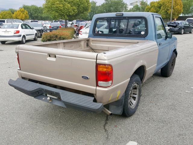 1FTCR10A5LUA24387 - 1990 FORD RANGER BLUE photo 4