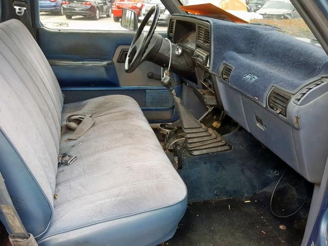 1FTCR10A5LUA24387 - 1990 FORD RANGER BLUE photo 5