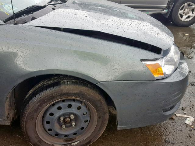 1G8AJ55F87Z188925 - 2007 SATURN ION LEVEL CHARCOAL photo 9