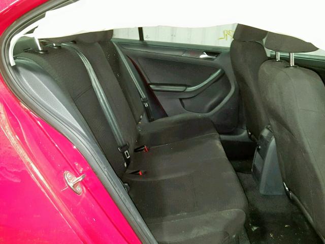 3VW2K7AJ6FM322745 - 2015 VOLKSWAGEN JETTA BASE Կարմիր լուսանկար 6
