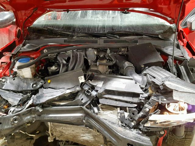 3VW2K7AJ6FM322745 - 2015 VOLKSWAGEN JETTA BASE Կարմիր լուսանկար 7