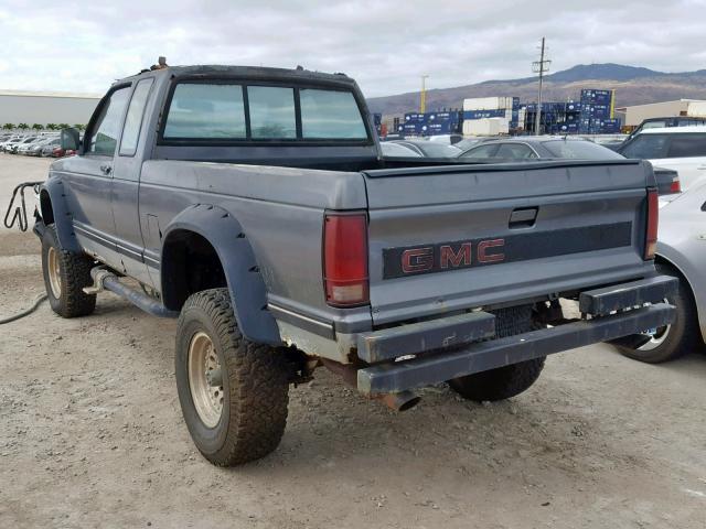 1GTDT14R8H2528926 - 1987 GMC S TRUCK S1 GRAY photo 3