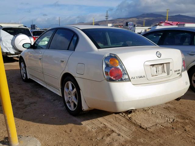 1N4BL11D24C193138 - 2004 NISSAN ALTIMA SE WHITE photo 3